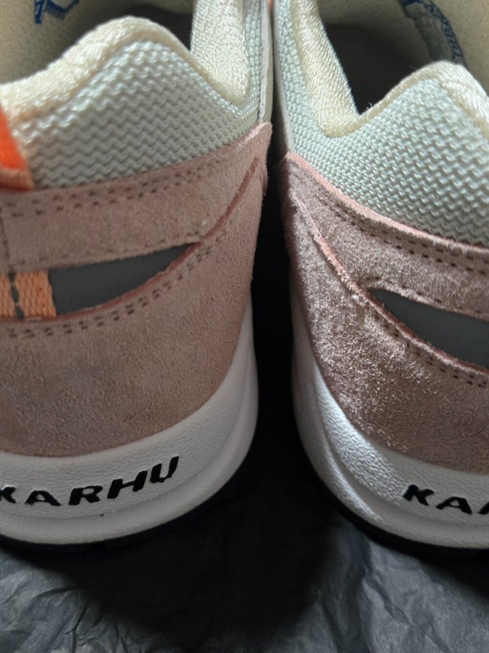 Karhu Fusion 2.0 Pink Suede Mesh Sneakers Unisex Athletic Shoes EUC - Picture 8 of 9